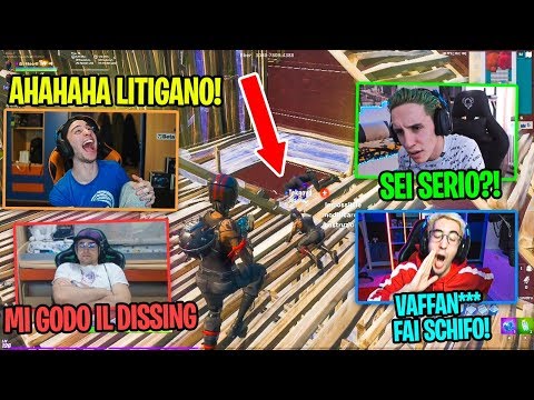 ITALIANS vs. MOROCCAN on FORTNITE (TEKNOYD FIGHTS WITH MON3Y)