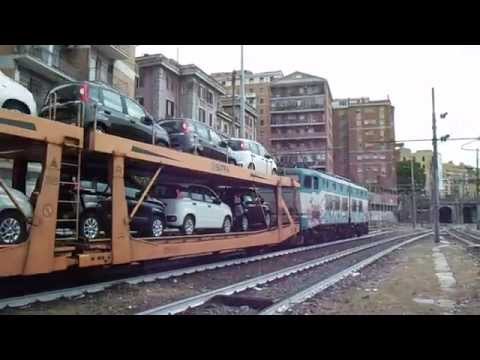 E655.408 sul MRI 48626 Acerra - Domo II, in partenza da Roma Tuscolana