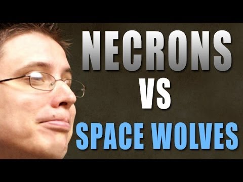 Necrons vs Space Wolves Warhammer 40k Battle Report - Beat Matt Batrep Ep 69