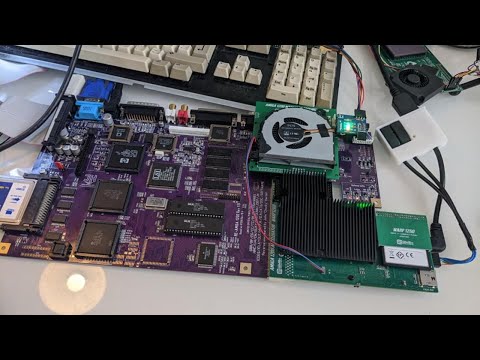 Warp 1260 live testing on an ReAmiga 1200