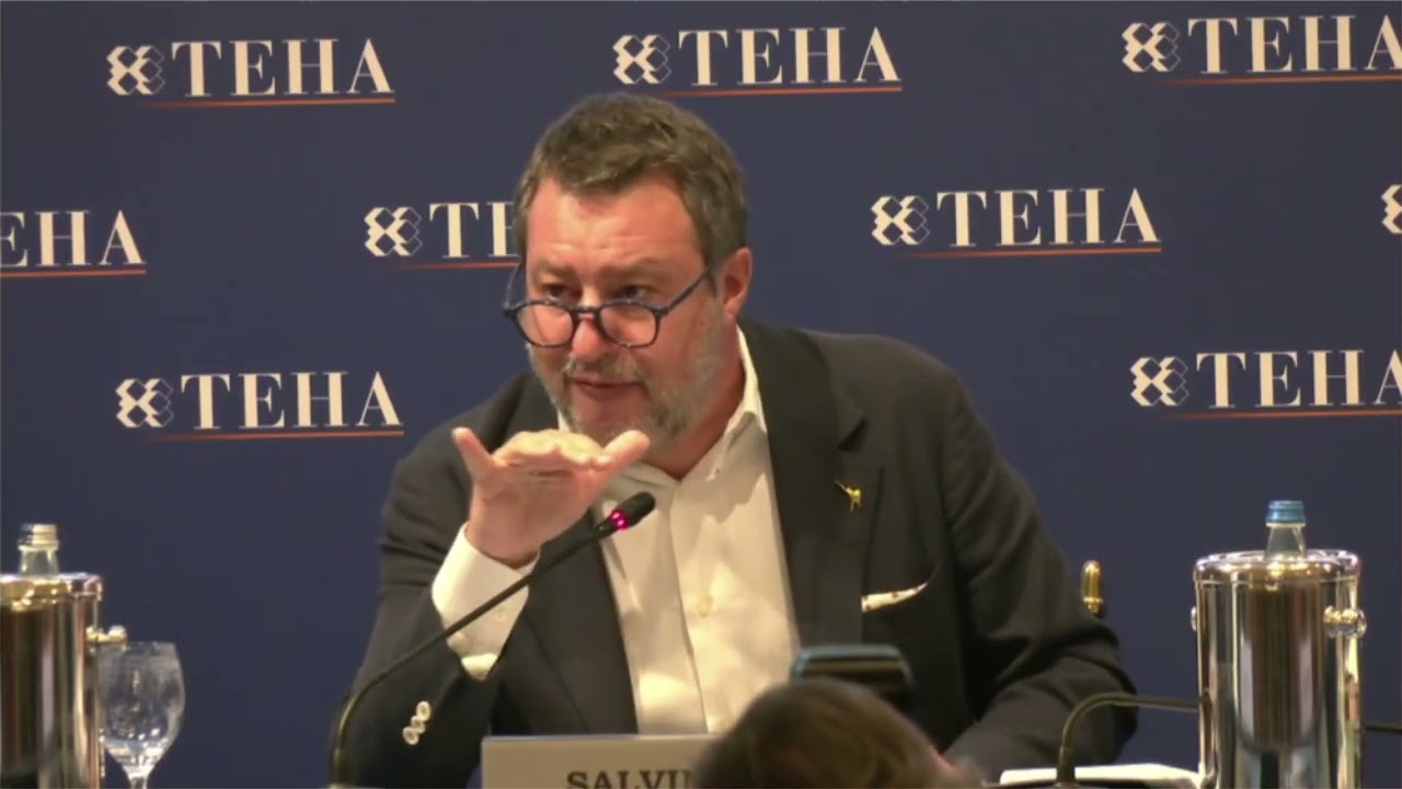 MATTEO SALVINI INTERVIENE AL FORUM AMBROSETTI