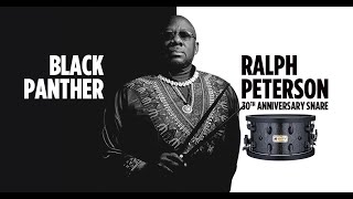 Video thumbnail for Ralph Peterson Signature Edition Black Panther ONYX Snare Drum by Mapex Global