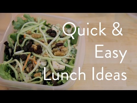 3 Fast & Easy Lunch Ideas for School or Work