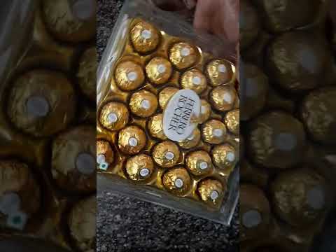 Unboxing Ferrero Rocher chocolate #chocolate  #ferrerorocher  #unboxing  #sudeep