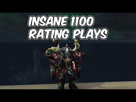 INSANE 1100 RATING PLAYS - Arms Warrior PvP