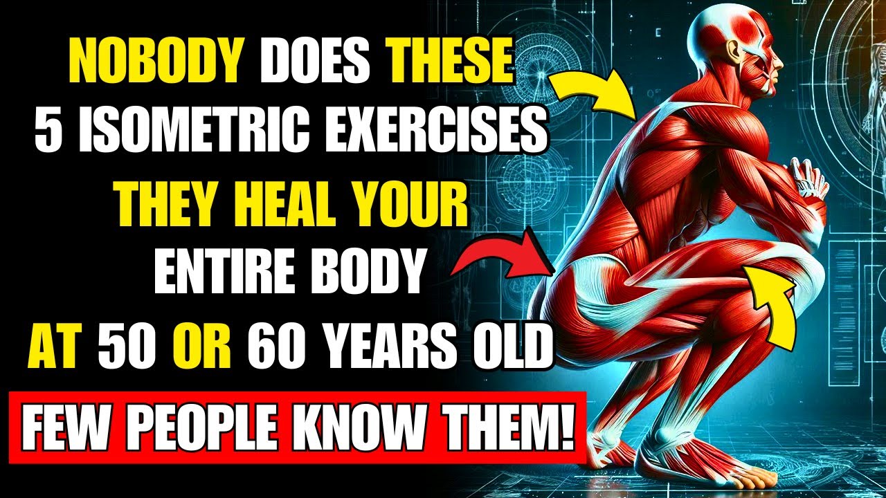 🔥 Only 5 Isometric Exercises to Strengthen Your Entire Body – Do Them at Home!