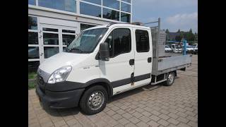 Camion plateau < 3.5t IVECO Daily 29L15 345 2.3HPi DOKA Dubbelcabine KRAAN + Lier | Image 4 - Autoline