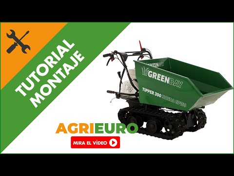 Montaje Carretilla de orugas dumper GreenBay TIPPER 300