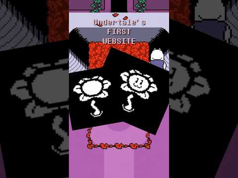 Undertale's ORIGINAL WEBSITE? #undertale #deltarune #tobyfox #gaster #sans #flowey #frisk #toriel