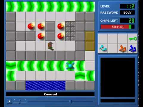 CCLP1 level 112 solution - 505 seconds