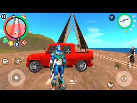 Rope hero vice town update game | New mission army camp rope hero | Gaming section new ios gameplay
