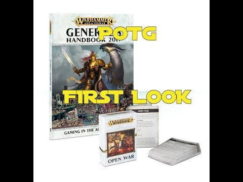 POTG FIRST LOOK AT  HE GENERALS HANDBOOK 2017 WITH OPEN WAR CARDS