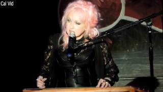 Cyndi Lauper True Colors Live on Detour Tour Misty Blue/Fearless