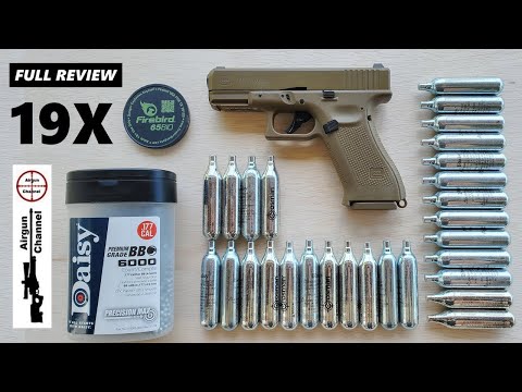 GLOCK (19X) PERFECTION im Kaliber .177 (BlowBack CO2) Testbericht / Glock 19X BB-Pistole Testbericht