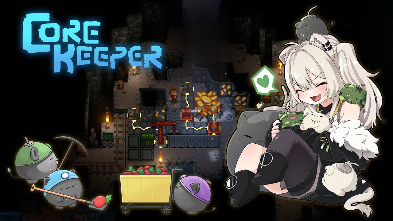 【Core Keeper】ライブ前日なのに時間泥棒なゲーム始める奴www【獅白ぼたん/ホロライブ】