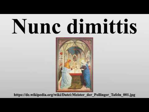 Nunc dimittis