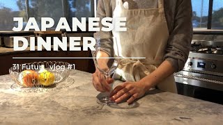 【海外在住夫婦】とある日のお夕飯/鶏と茄子のおろしポン酢煮/和食献立/おうちごはん/料理vlog