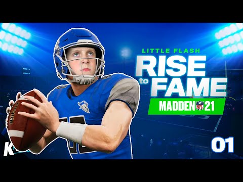 Little Flash: Rise to Fame in Madden NFL 21!!! (Part 1) | K-City Gaming