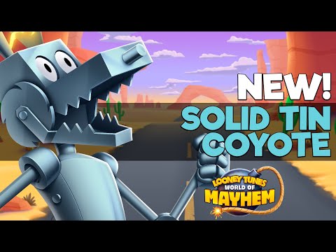 Looney Tunes World of Mayhem | Solid Tin Coyote