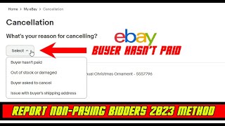 How to report a non-paying bidder on eBay in 2023