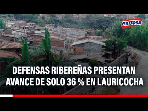 🔴Centros educativos y población de Lauricocha en riesgo por defensas ribereña al 36 %, según alcalde