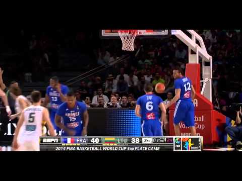 Jonas Valanciunas vs France 2014.09.13 (FIBA Basketball World Cup 2014)
