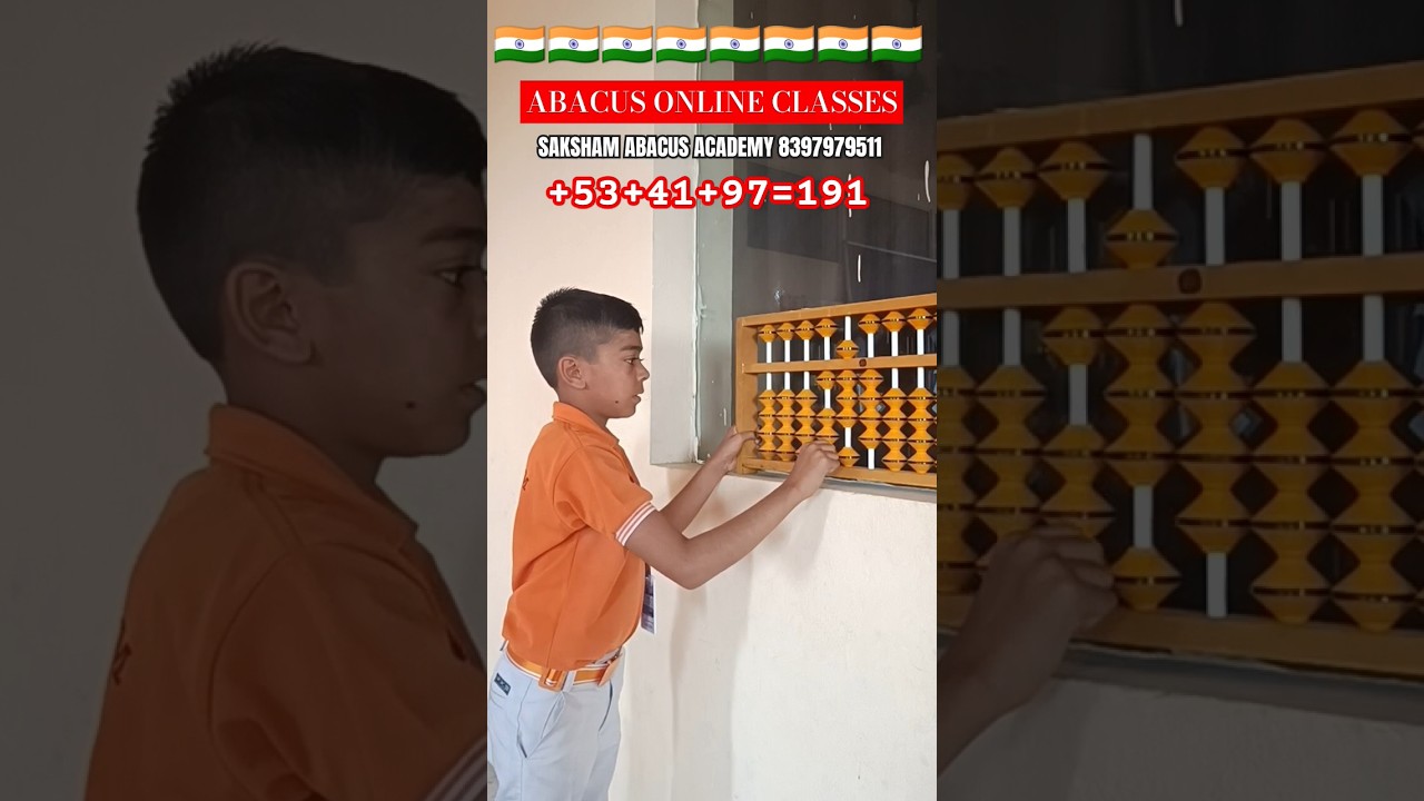 Learn Abacus | Abacus Level 2 Video | Saksham Abacus Academy #maths #finger_abacus #kids #amazing
