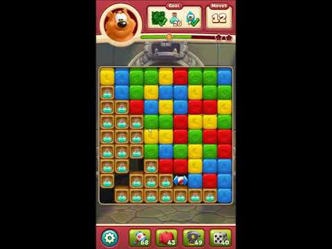 Toon Blast Level 2823 - NO BOOSTERS 🐻🐺🐱 | SKILLGAMING ✔️