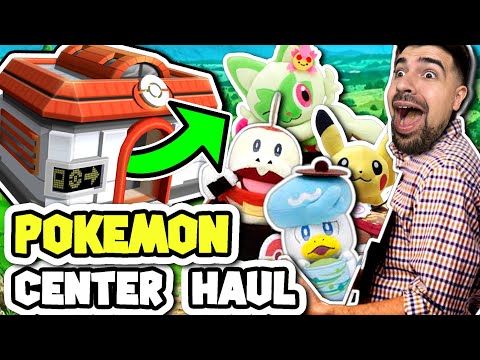 I BOUGHT EVERYTHING AT THE POKEMON CENTER…..