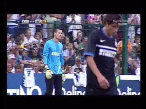 Amichevole - Inter 2-1 Trentino Team - Gol Mariotti - Pinzolo 2011