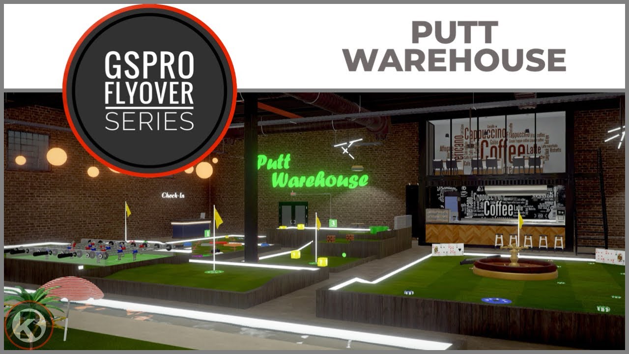 Watch Putt Warehouse flyover on YouTube