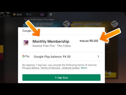 HOW TO GET FREE MONTHLY MEMBERSHIP IN FREE FIRE WITHOUT REDEEM CODE - GARENA FREE FIRE