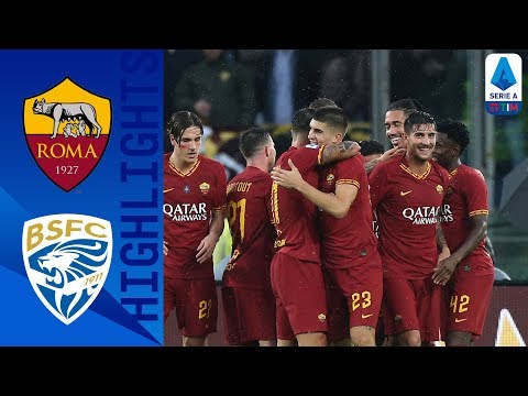 Roma 3-0 Brescia | Smalling, Mancini & Dzeko Score in Comfortable Win! | Serie A