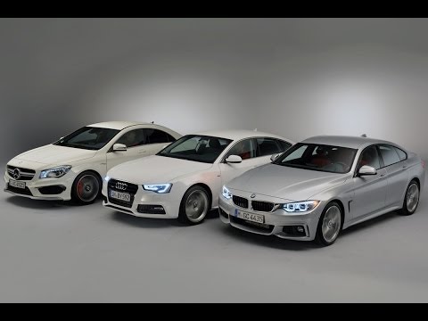 BMW 4 Series GranCoupé vs Mercedes CLA Coupe and Audi A5 Sportback