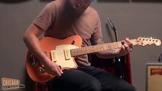 Video thumbnail for Reverend Charger 290 Coral w/Bigsby (CME Exclusive) | CME Quick Riff | Shelby Pollard by Chicago Music Exchange