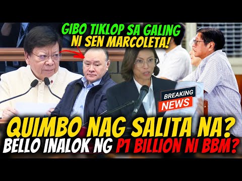 INTERIM RELEASE NI PRRD TANGGAP NA NI CONTI? QUIMBO NAG SALITA NA? GIBO BUTATA KAY SEN MARCOLETA