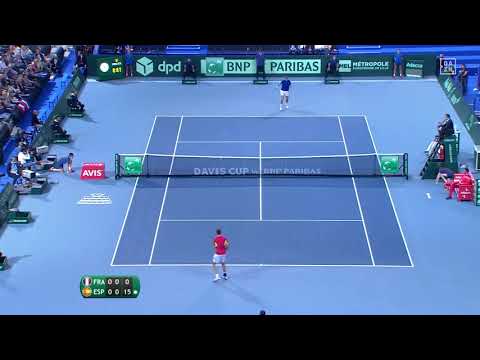 Long rally: 84 shot exchange between Nicolas Mahut and Marcel Granollers