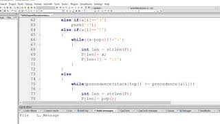 Download the video "Infix to Postfix Using Stack in C   Part 2 | Data Structures and Programming"