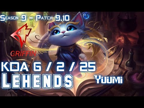 GRF Lehends YUUMI vs GRAGAS Supp - Patch 9.10 KR Ranked