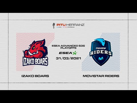Izako Boars vs. Movistar Riders | ESEA Advanced S36 Playoffs