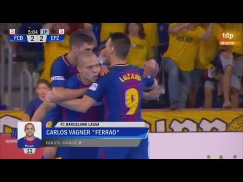 SEMIFINAL | Jogo Completo  Barcelona X Elpozo Murcia | 1º Jogo Liga Espanhola de Futsal 2017/2018