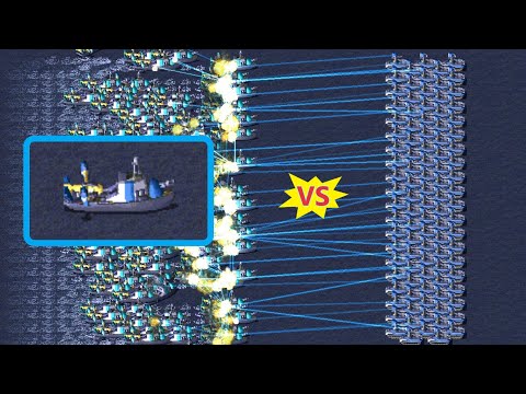 Destroyer vs Prism Tank - Same Cost - Red Alert 2