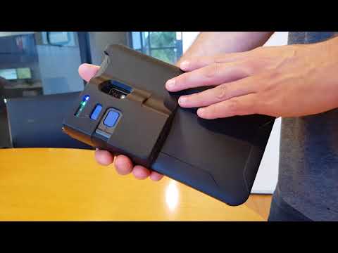 Clip On Barcode Scanner for Samsung Tab Active 2