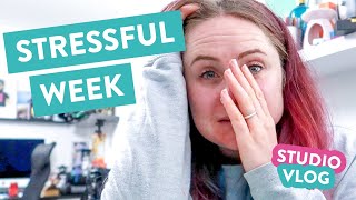 Studio Vlog | Stressful Week, Honest Chat & Making Calendars | 033