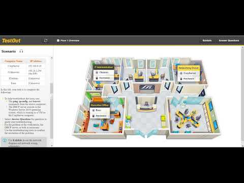 Troubleshoot IP Configuration 2  TestOut
