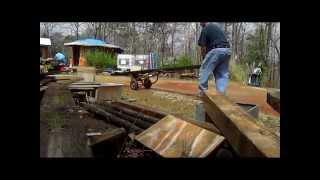 DIY; How to move a heavy timber by yourself