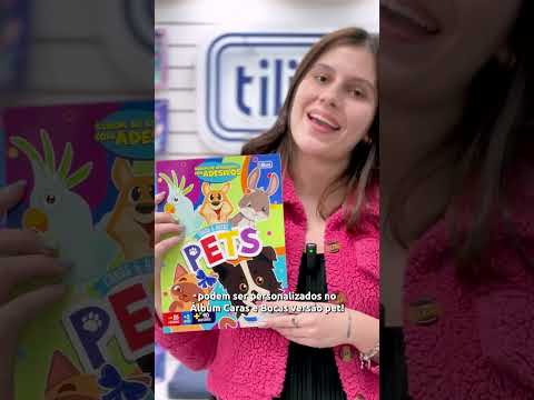 Vídeo do produto Álbum de Atividades com Adesivos Caras e Bocas Pets 8 Folhas
