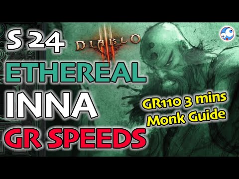 Inna Monk Speed Guide Season 24 Patch 2.7.1 Ethereal Items (Crush GR110 in 2.5m with 9k Dex)
