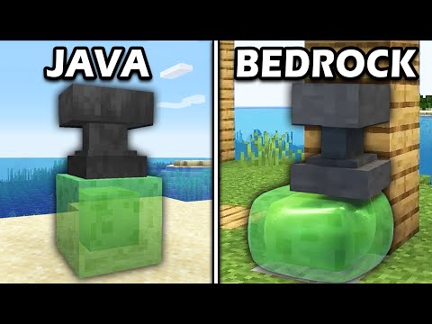 Minecraft Java vs Bedrock (SECRET FEATURES)