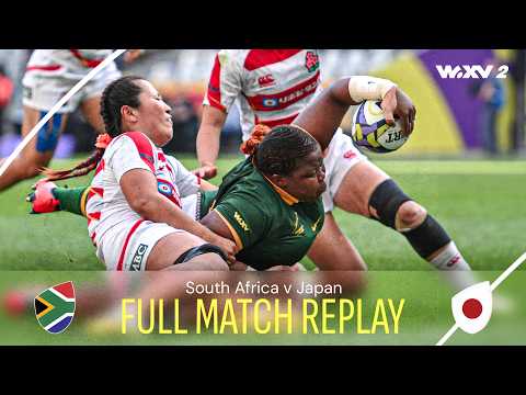 Springboks and Sakuras clash in epic match | South Africa v Japan | Full Match Replay | WXV 2 2024